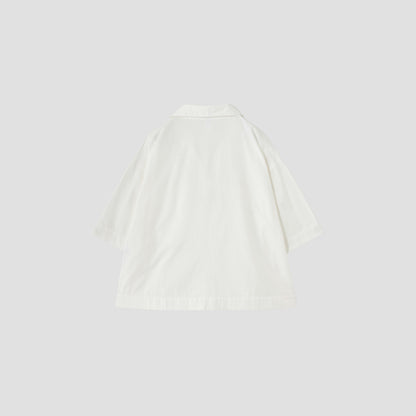 GARMENT DYE COTTON POPLIN SHIRT