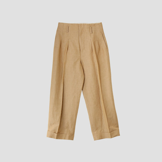 LINEN COTTON TROUSERS