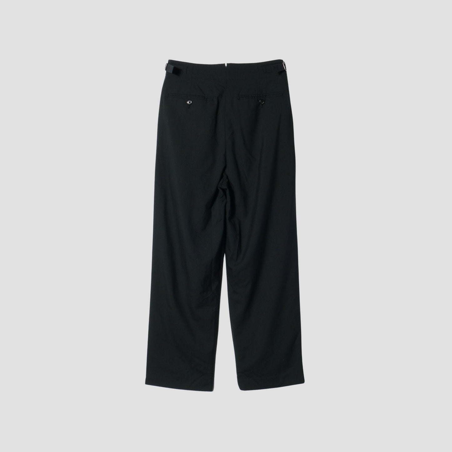 FINE WOOL POPLIN TROUSERS
