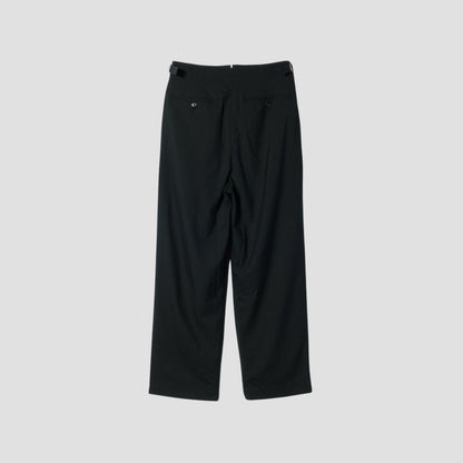 FINE WOOL POPLIN TROUSERS