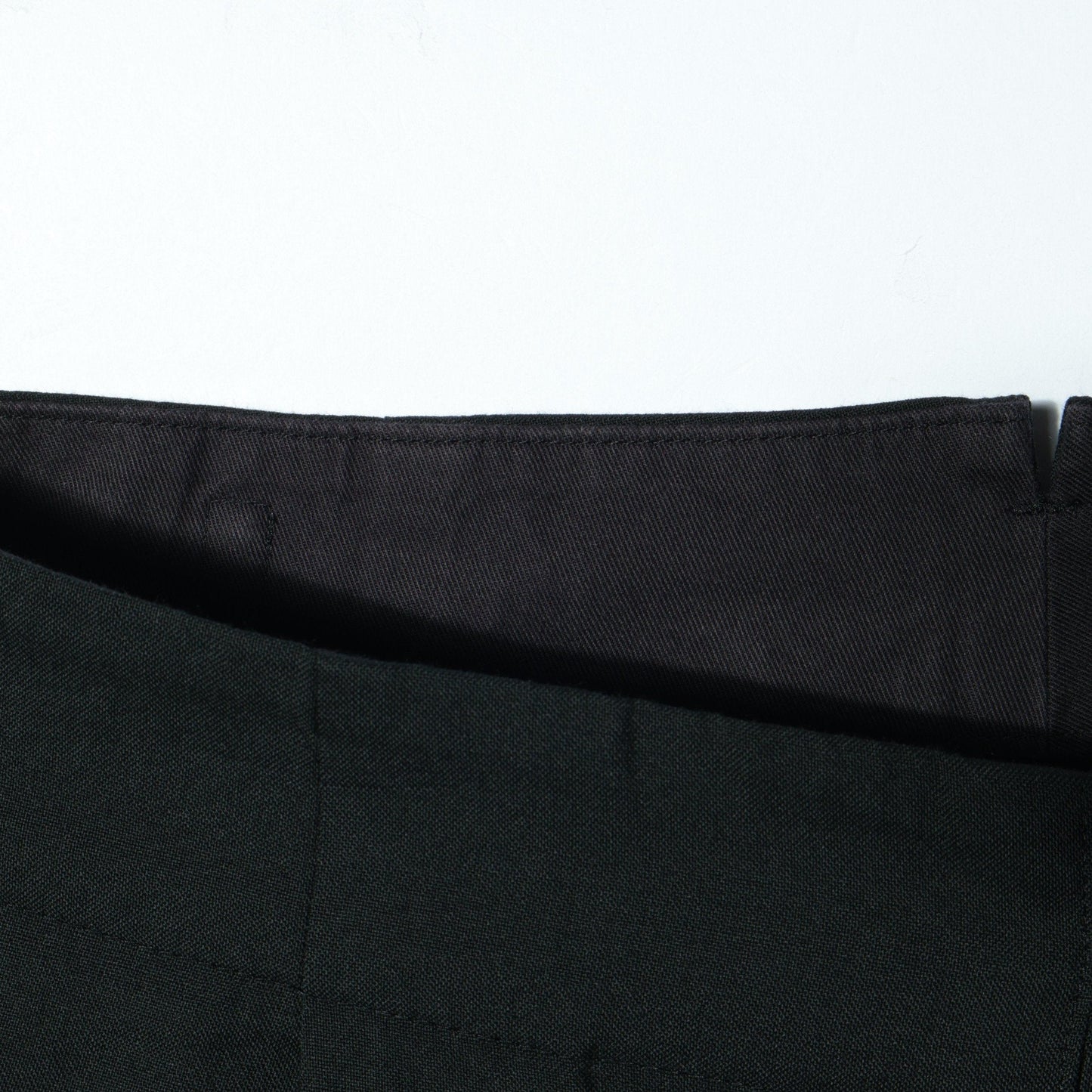 FINE WOOL POPLIN TROUSERS