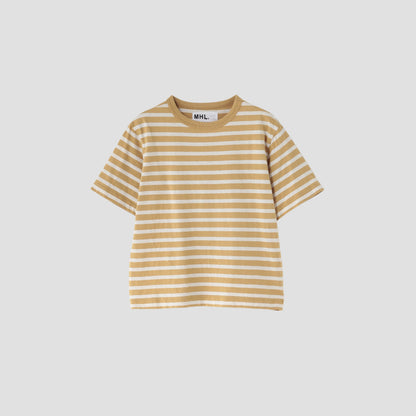 ROUGH COTTON STRIPE JERSEY