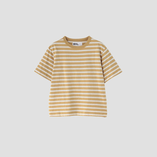 ROUGH COTTON STRIPE JERSEY