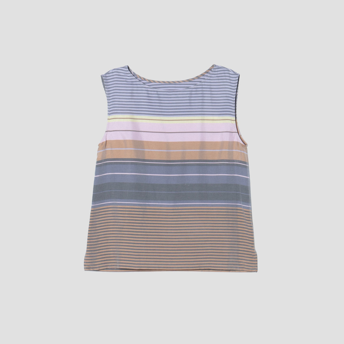 SILK COTTON DECKCHAIR STRIPE SHIRT