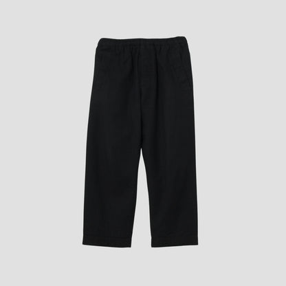 LINEN COTTON TWILL TROUSERS