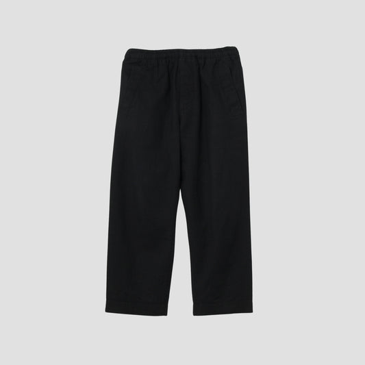 LINEN COTTON TWILL TROUSERS