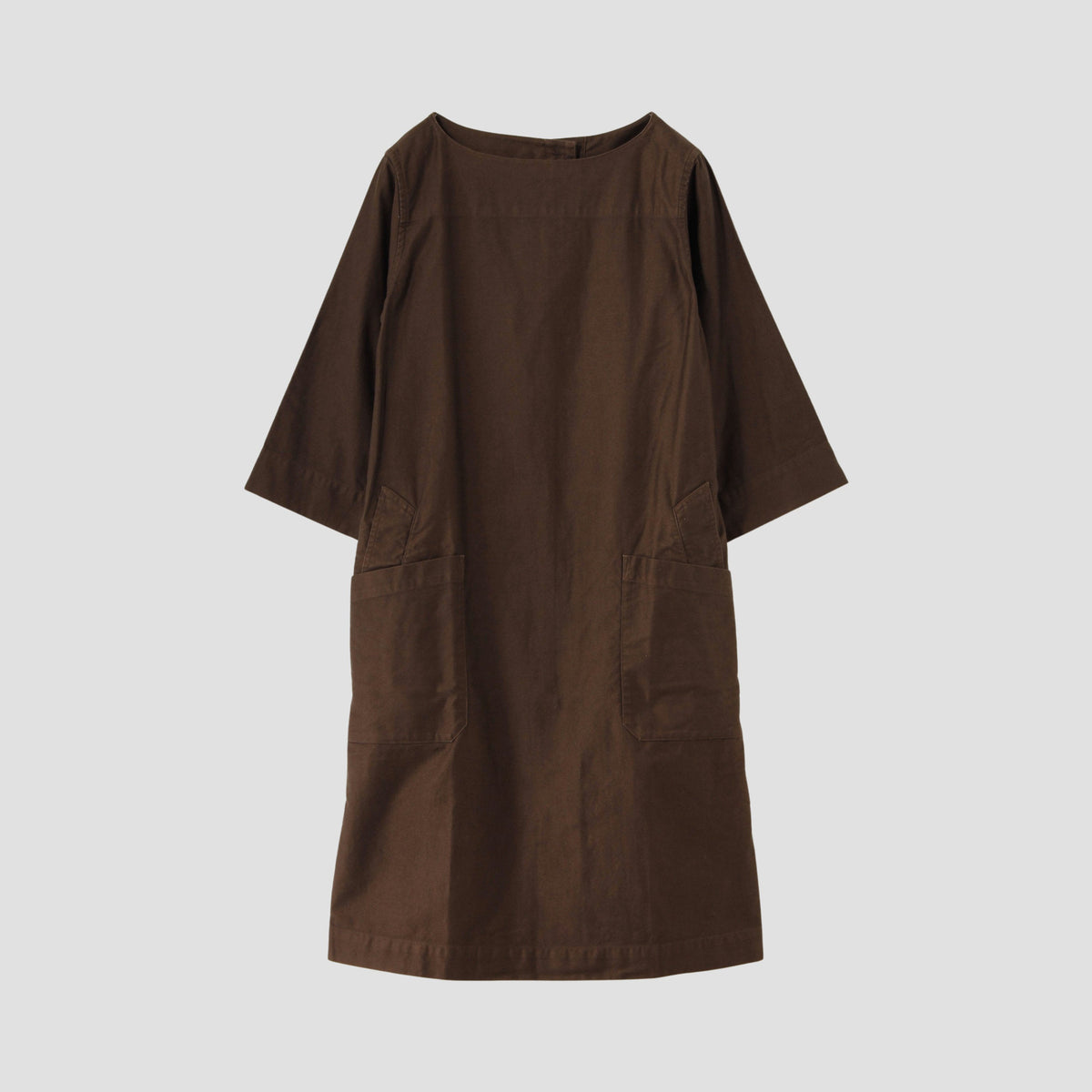 LIGHT COTTON MOLESKIN DRESS