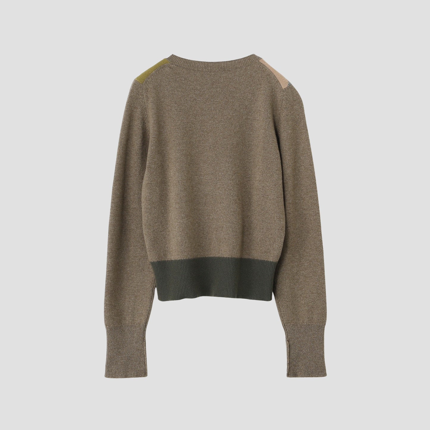 BOXY ARGYLE JUMPER KNIT