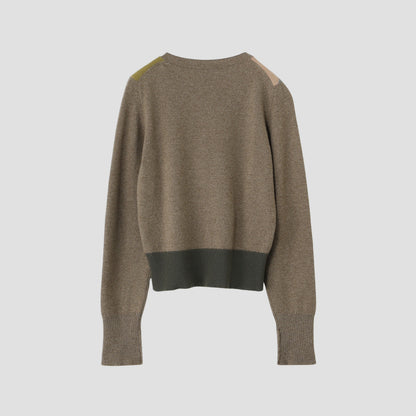 BOXY ARGYLE JUMPER KNIT
