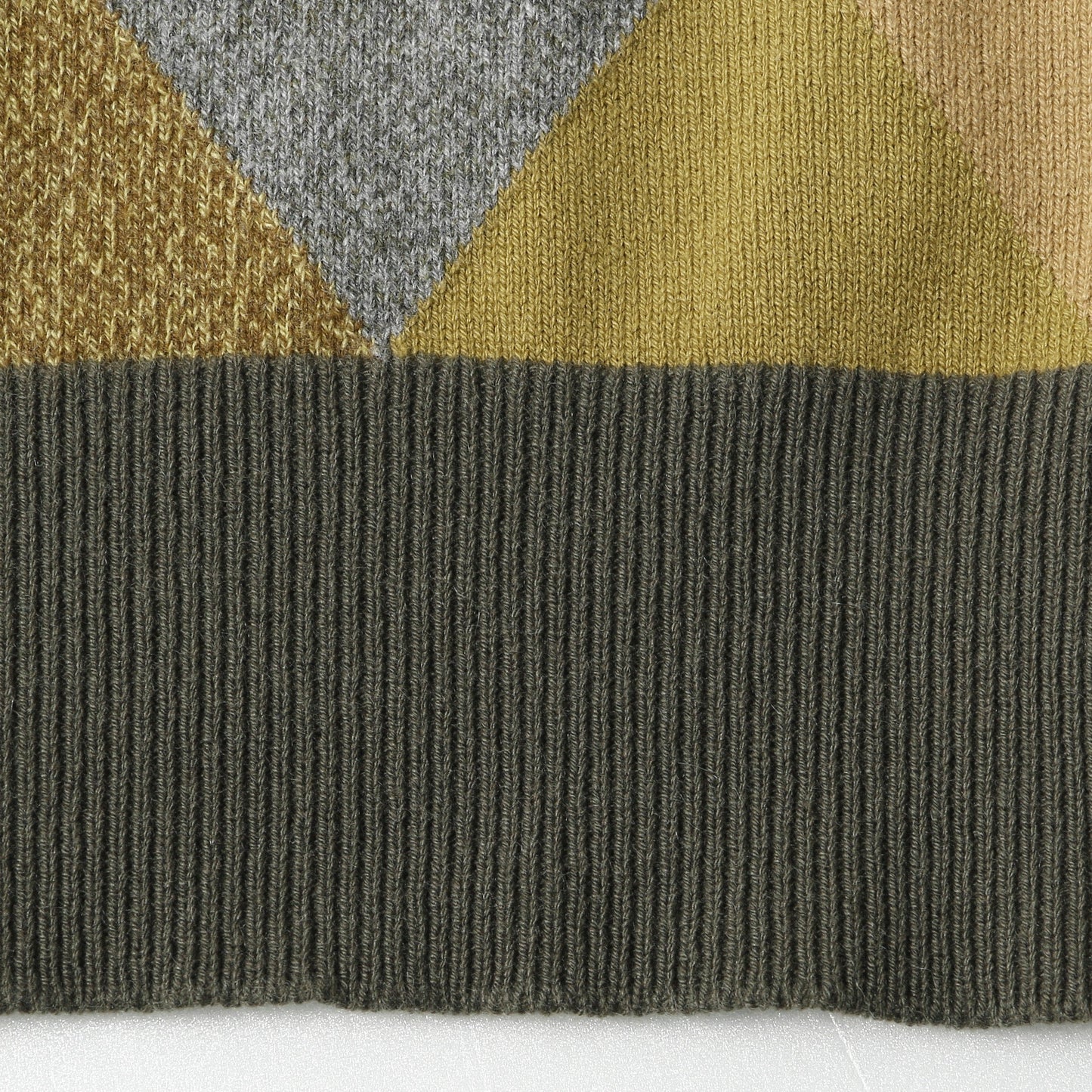 BOXY ARGYLE JUMPER KNIT