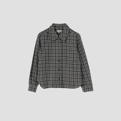 TARTAN COTTON CASHMERE SHIRT