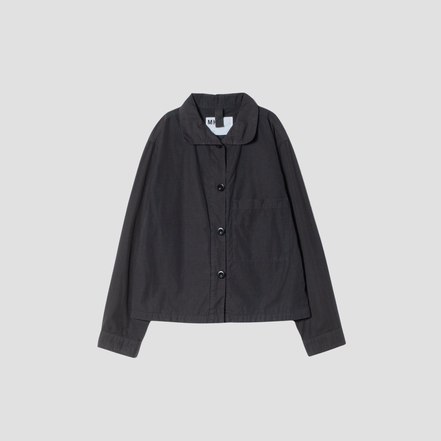 COMPACT COTTON POPLIN BLOUSON