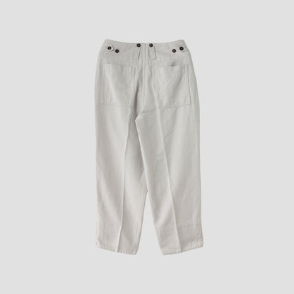COTTON LINEN HERRINGBONE(MHL SHOP限定) TROUSERS
