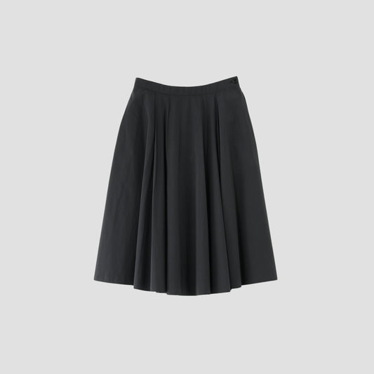 COTTON PLAIN CLOTH SKIRT