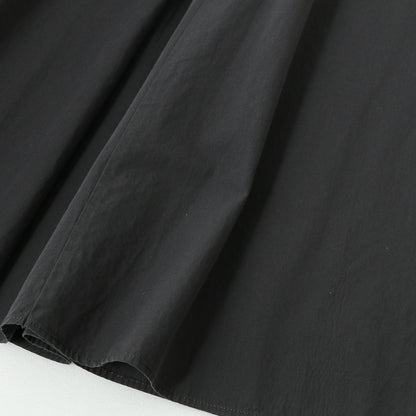 COTTON PLAIN CLOTH SKIRT