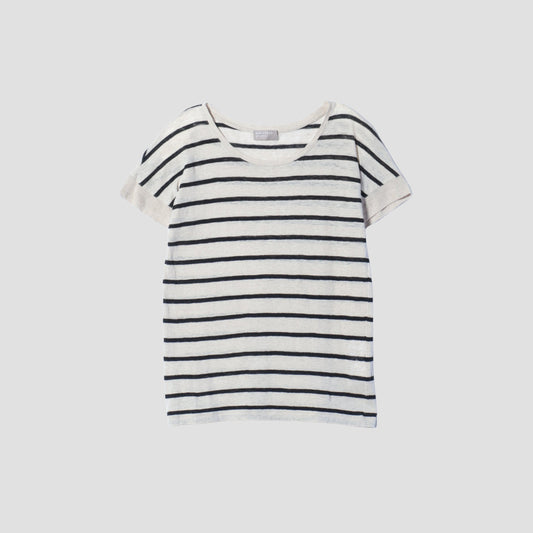 STRIPE LINEN JERSEY