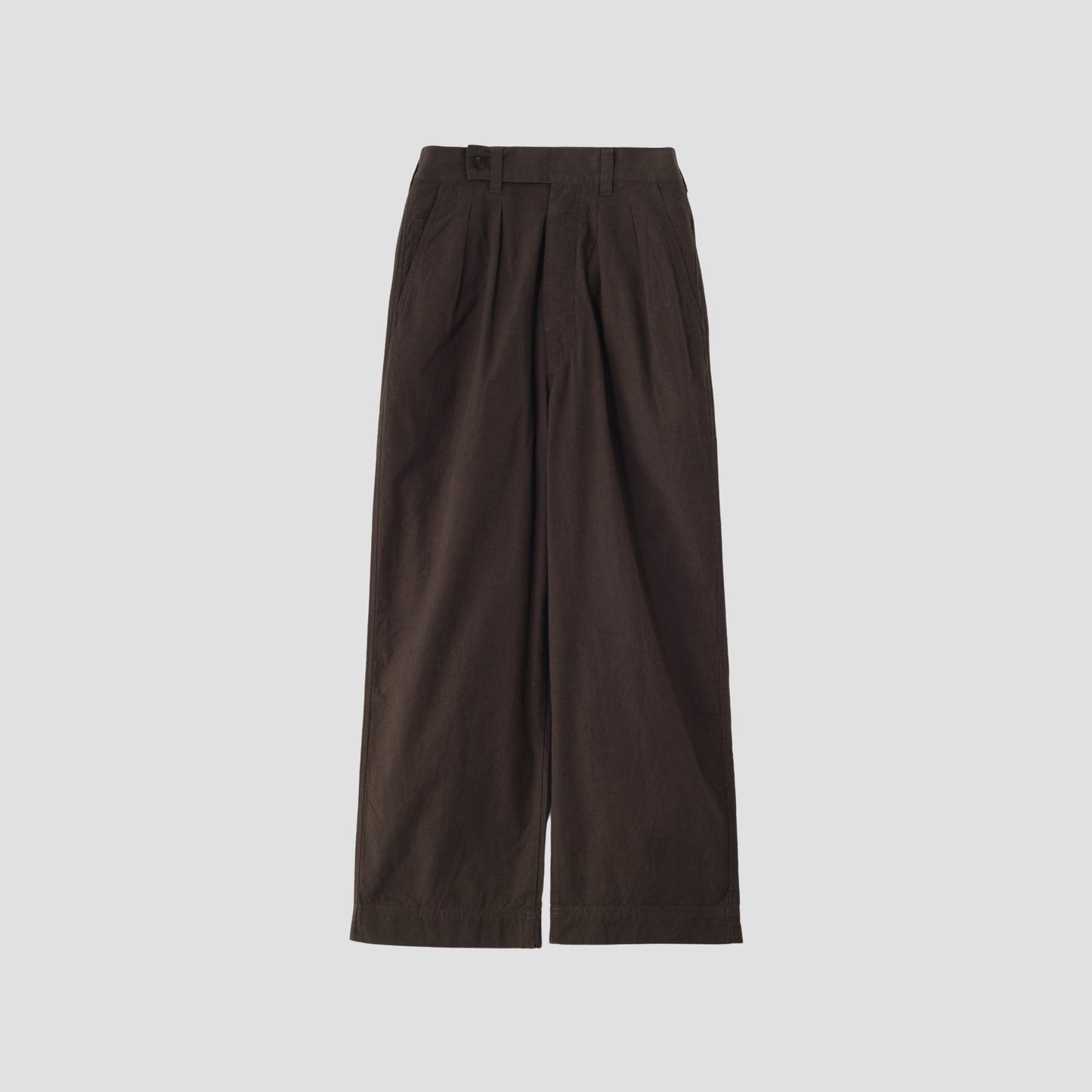 OVERDYE MELANGE COTTON LINEN TROUSERS