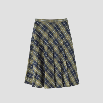 WINDOWPANE CHECK SKIRT