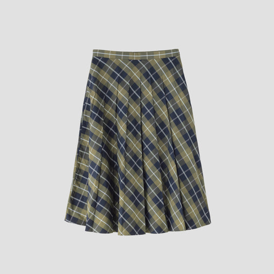 WINDOWPANE CHECK SKIRT