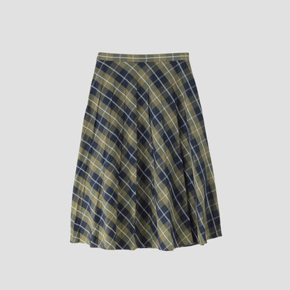 WINDOWPANE CHECK SKIRT