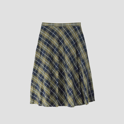 WINDOWPANE CHECK SKIRT