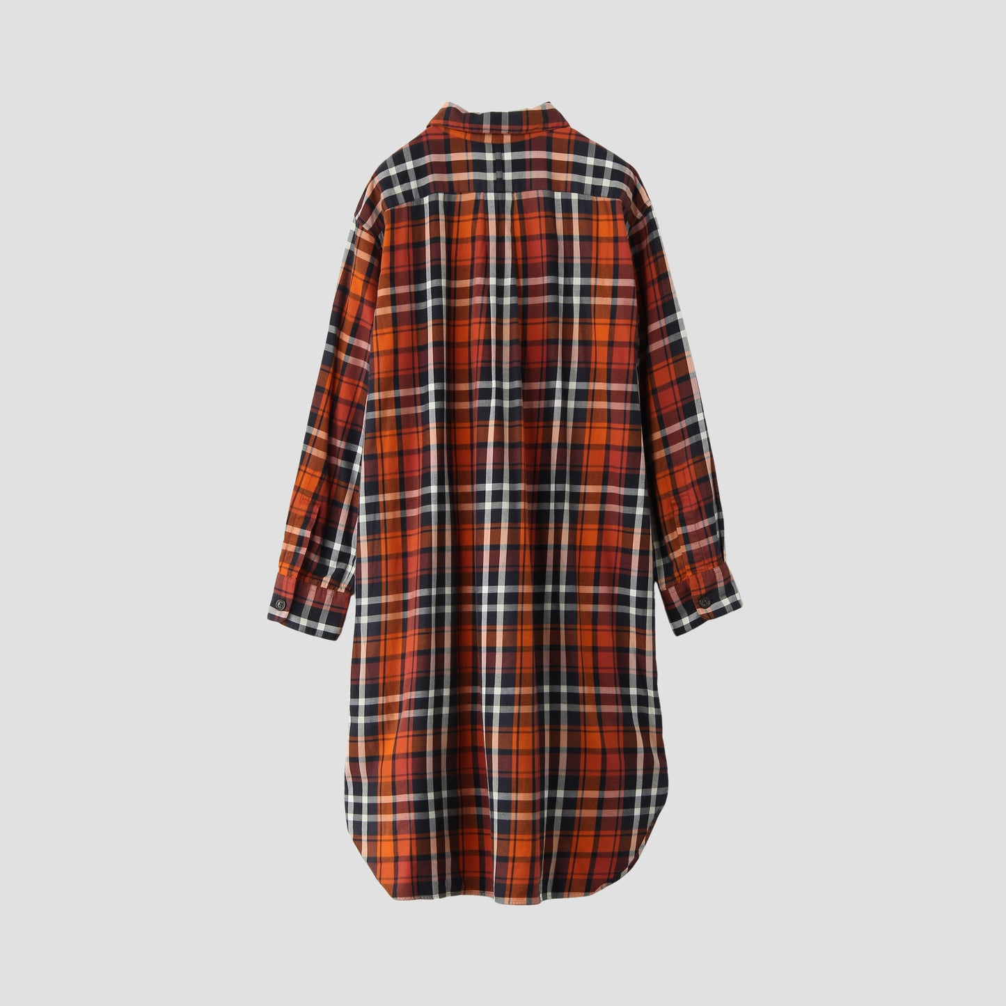 ORANGE TARTAN DRESS