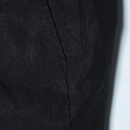 HIGH DENSE LINEN TROUSERS