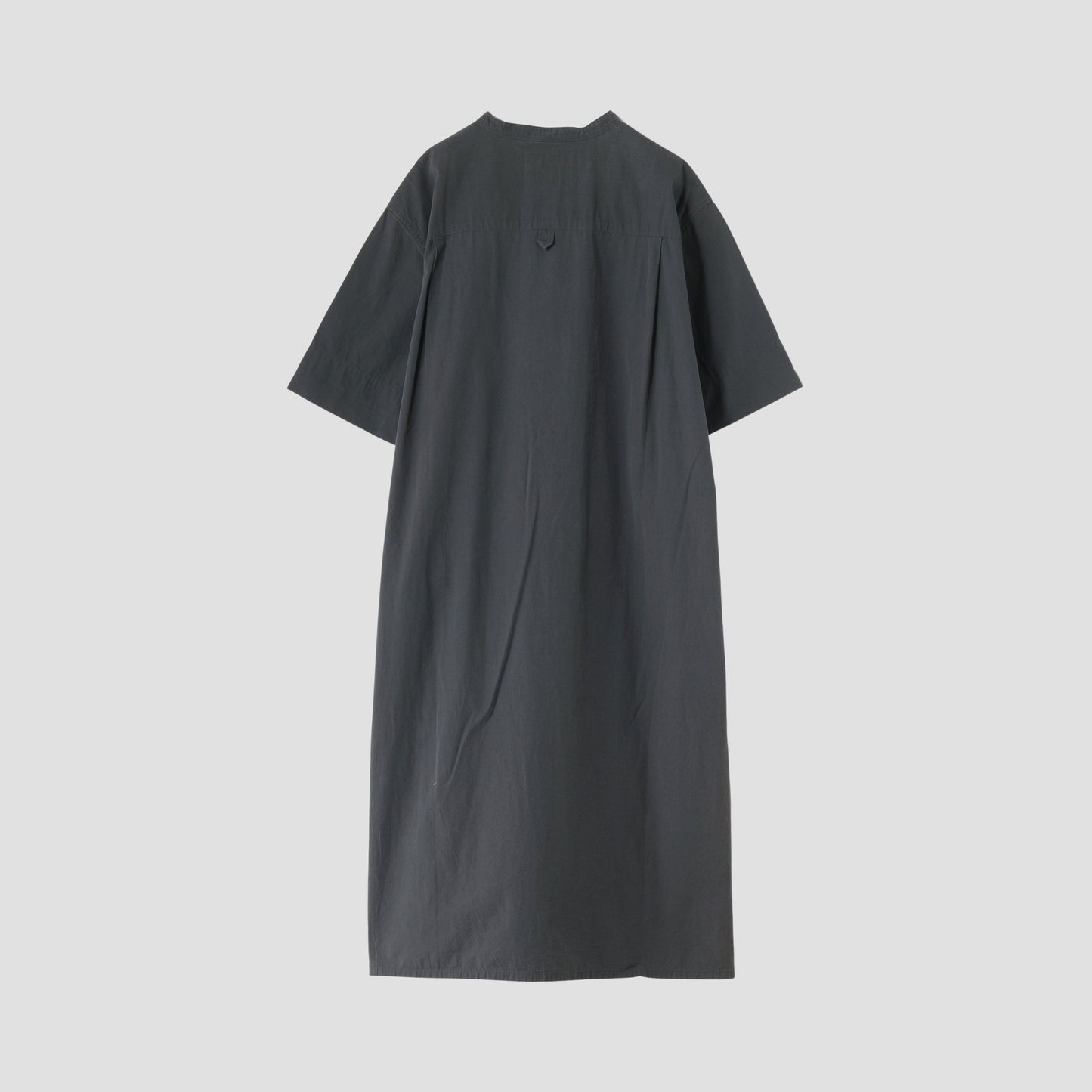 SANDED COTTON LINEN DRESS