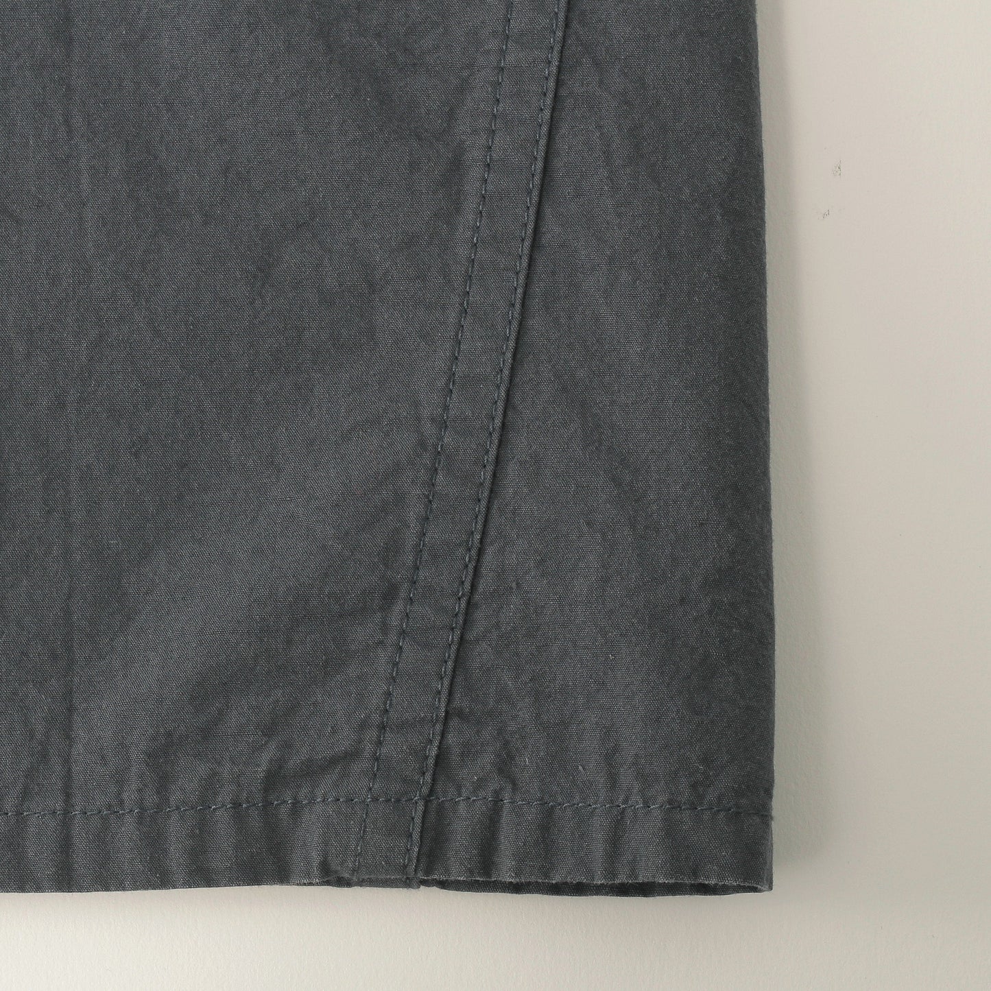 SANDED COTTON LINEN DRESS
