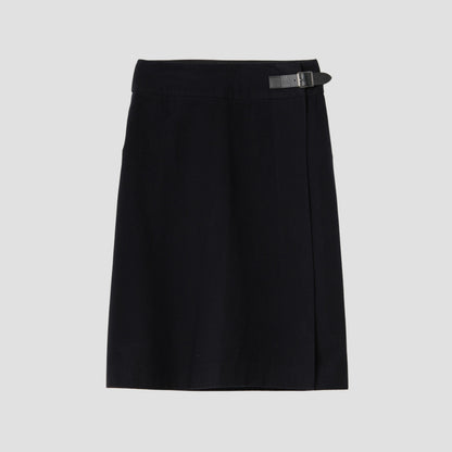 STRETCH MOLESKIN SKIRT