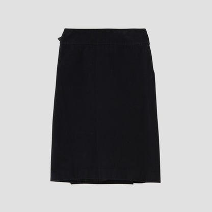 STRETCH MOLESKIN SKIRT