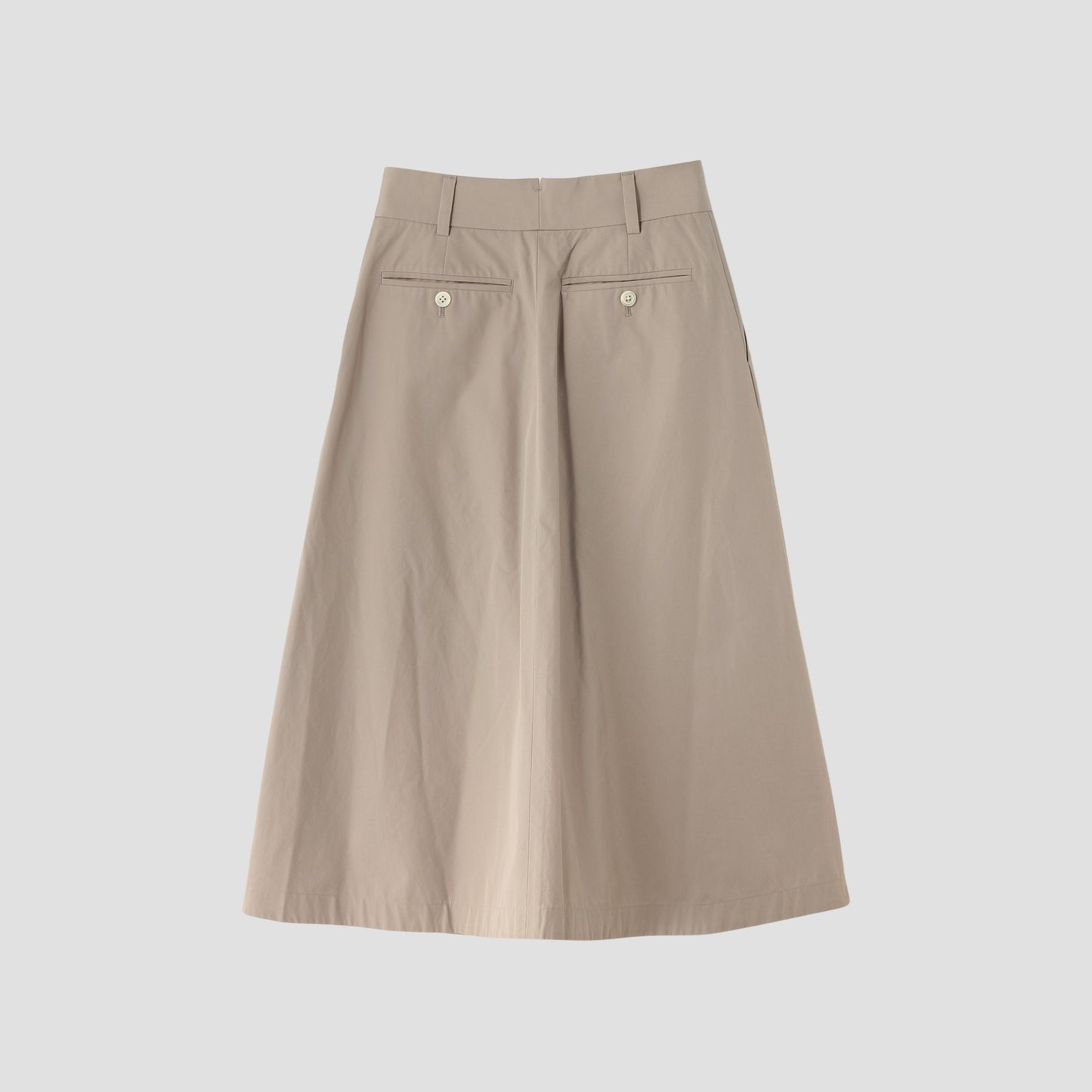 COTTON PLAIN WEAVE SKIRT