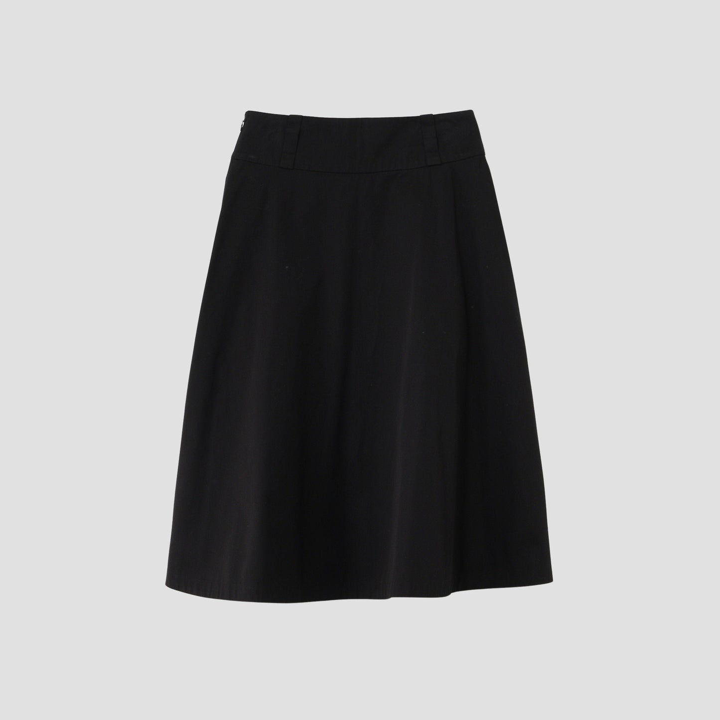 DENSE FINE COTTON TWILL SKIRT