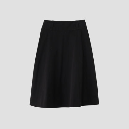 DENSE FINE COTTON TWILL SKIRT