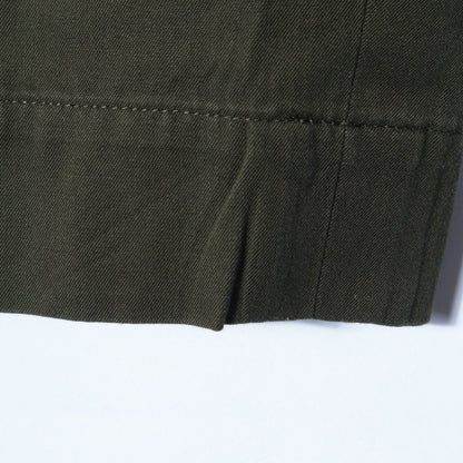 DENSE FINE COTTON TWILL TROUSERS