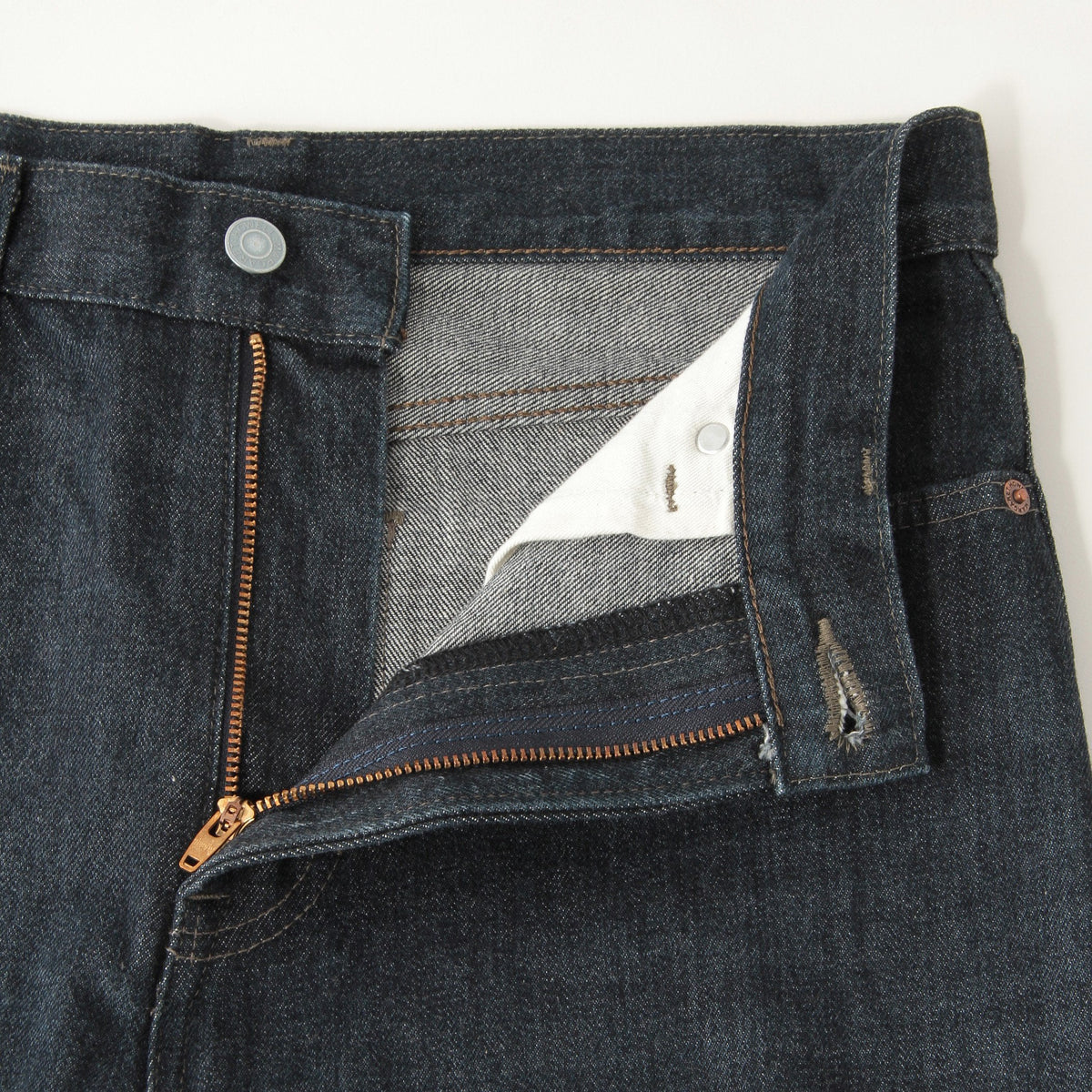 ORGANIC COTTON DENIM TROUSERS