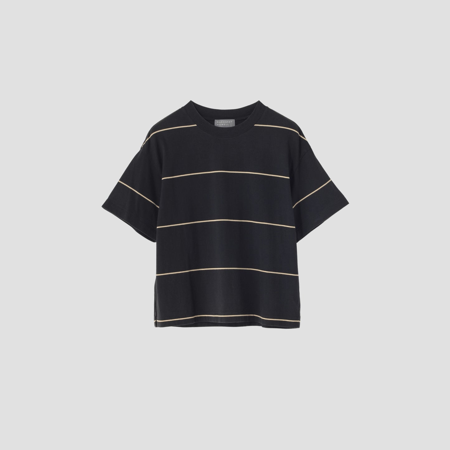 SPACED STRIPE COTTON JERSEY
