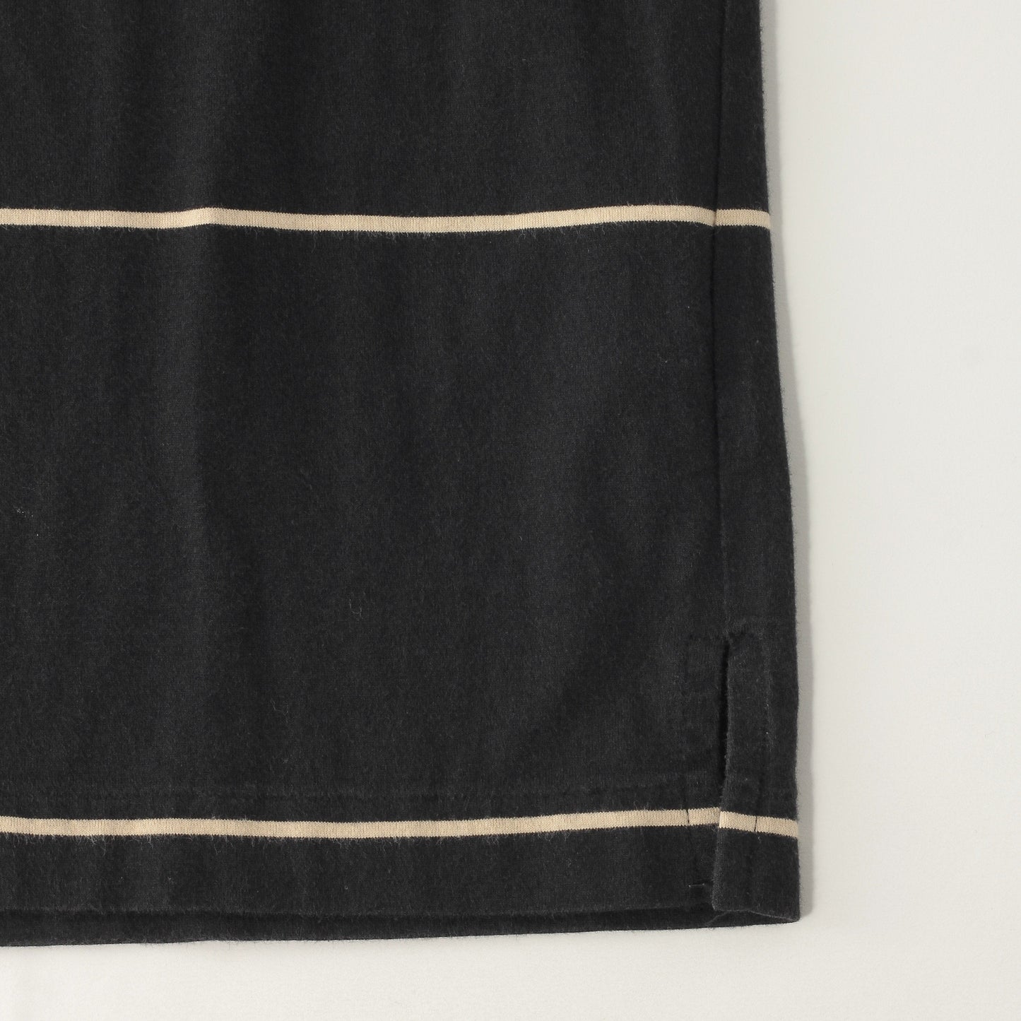 SPACED STRIPE COTTON JERSEY