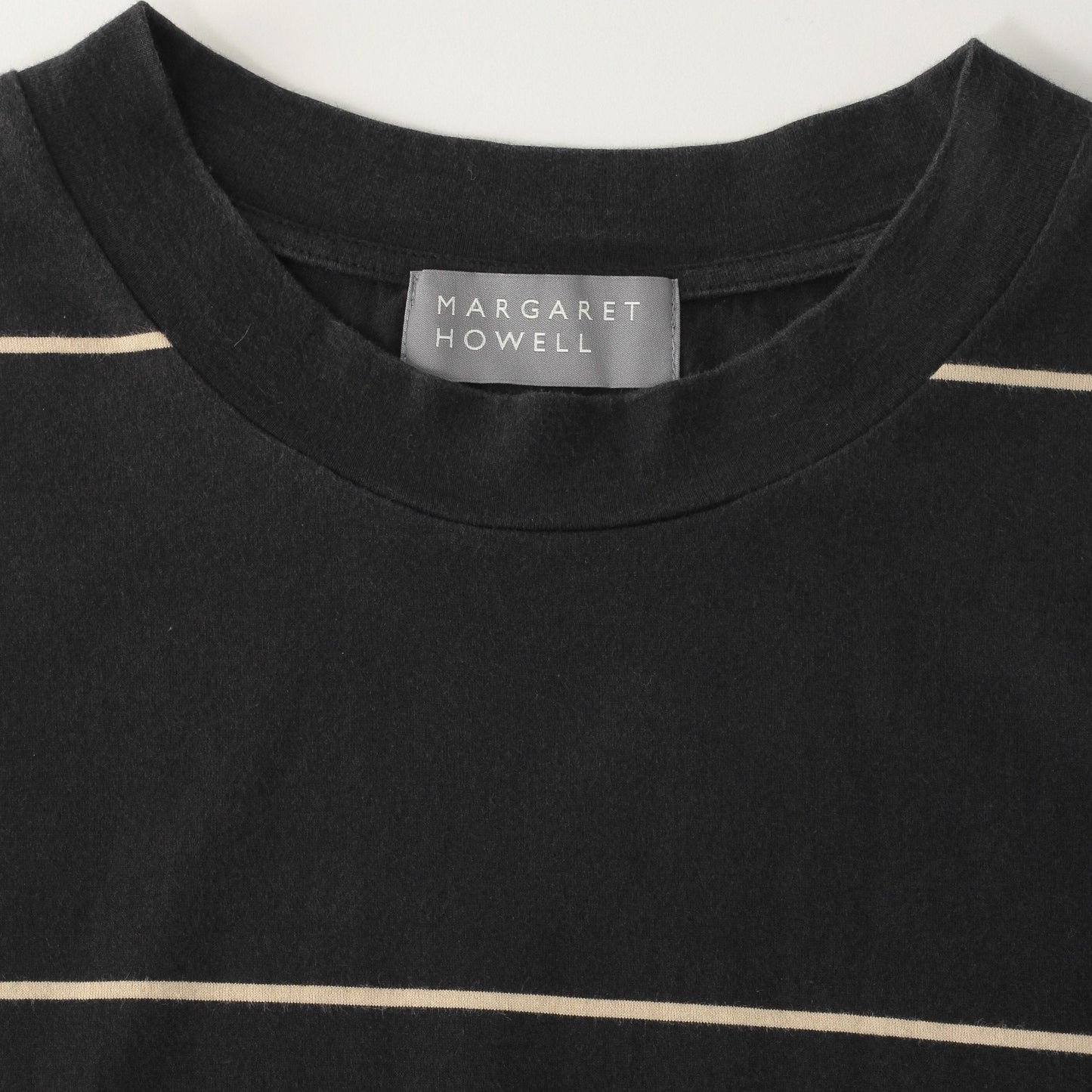 SPACED STRIPE COTTON JERSEY
