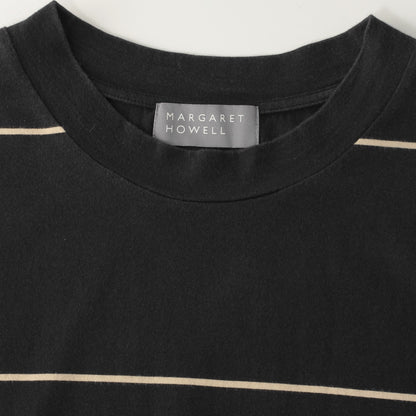 SPACED STRIPE COTTON JERSEY