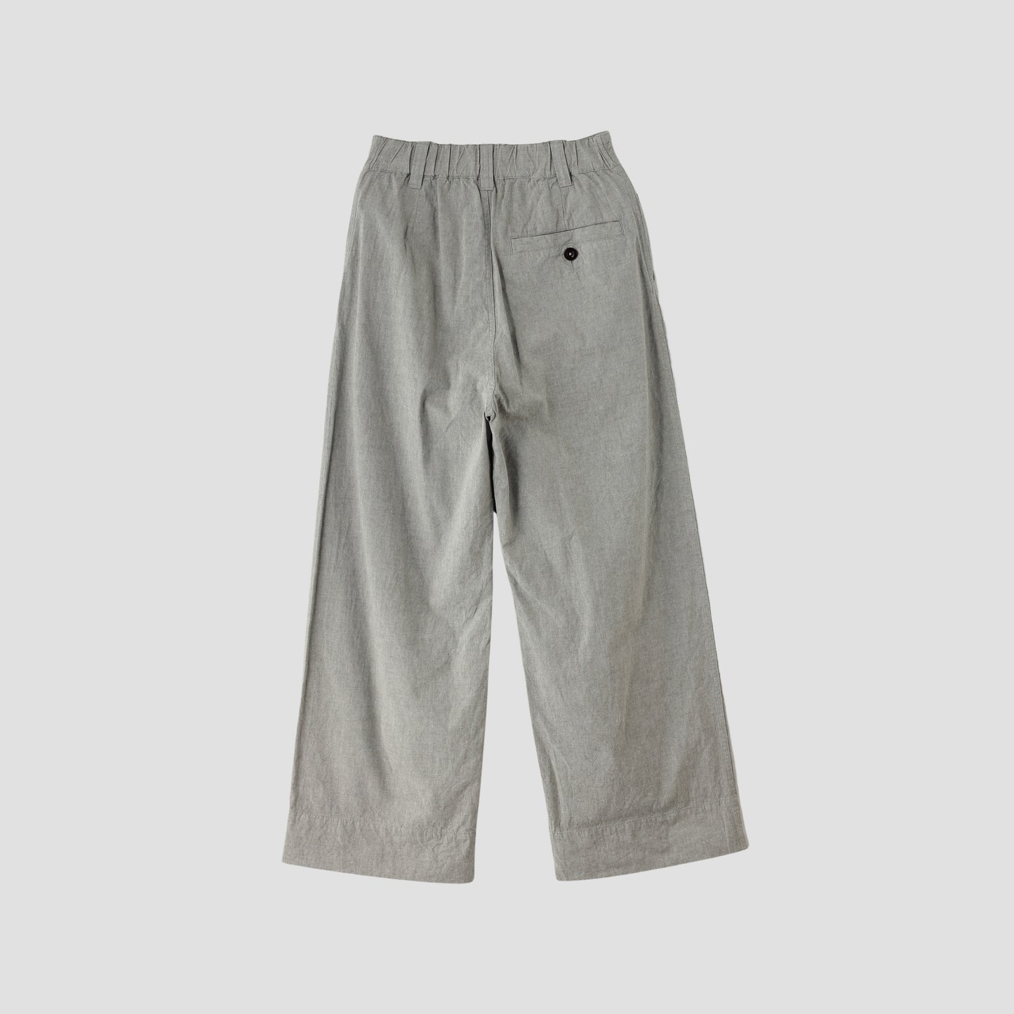 OVERDYE MELANGE COTTON LINEN TROUSERS