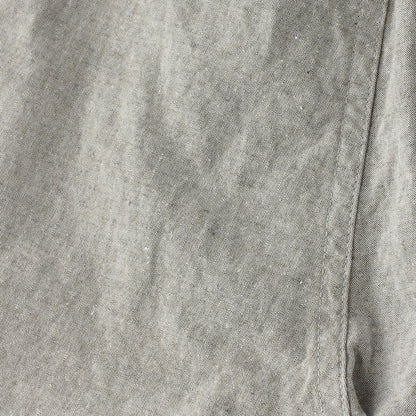 OVERDYE MELANGE COTTON LINEN TROUSERS