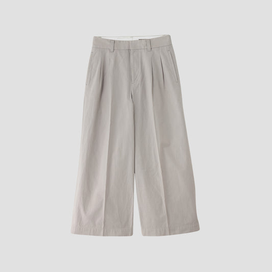 COTTON OXFORD TROUSERS