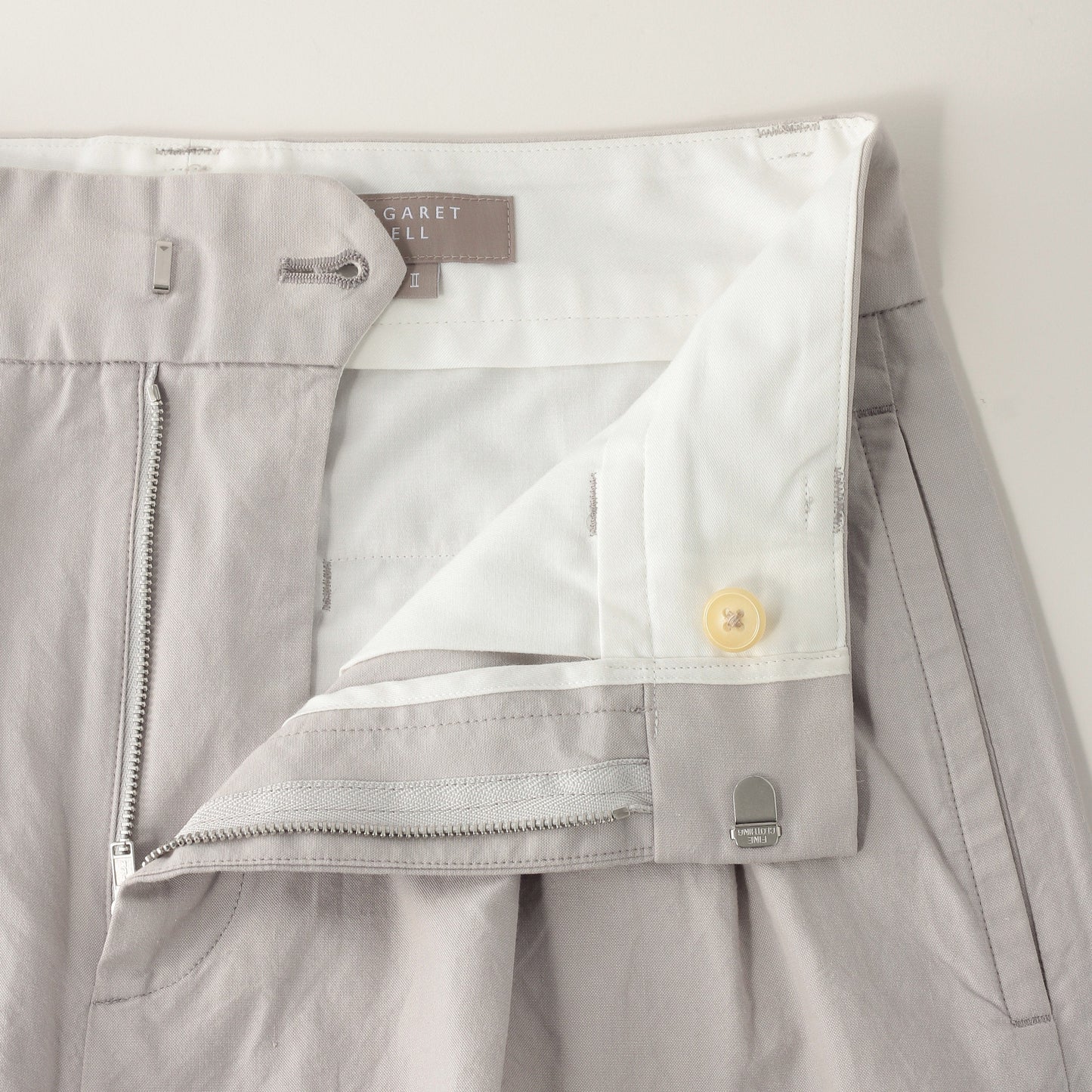 COTTON OXFORD TROUSERS