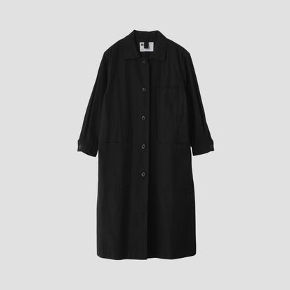 UNIFORM COTTON LINEN TWILL DRESS