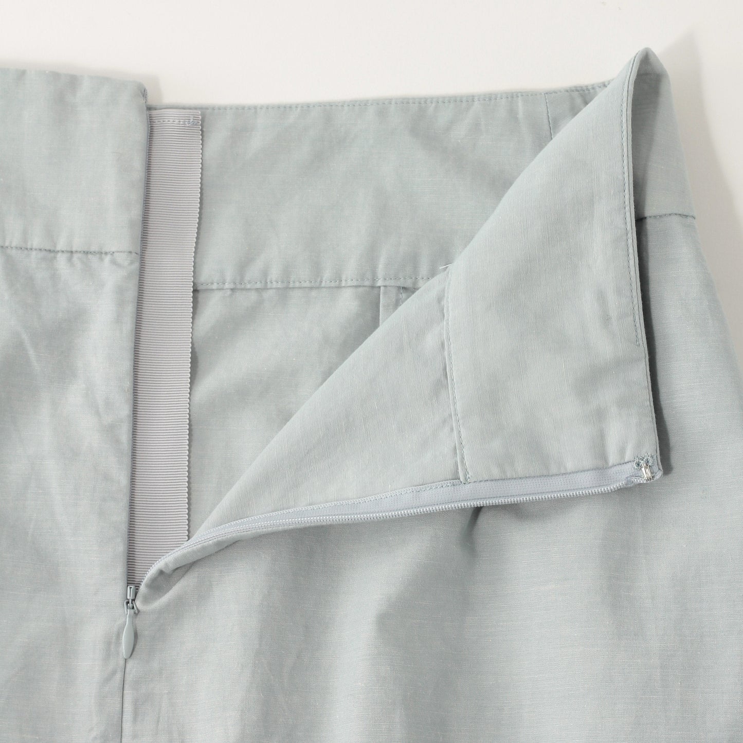 COTTON RAMIE CHAMBRAY SKIRT