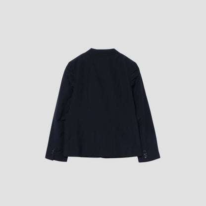 WOOL LINEN POPLIN JACKET