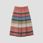 MULTI STRIPE COTTON SKIRT