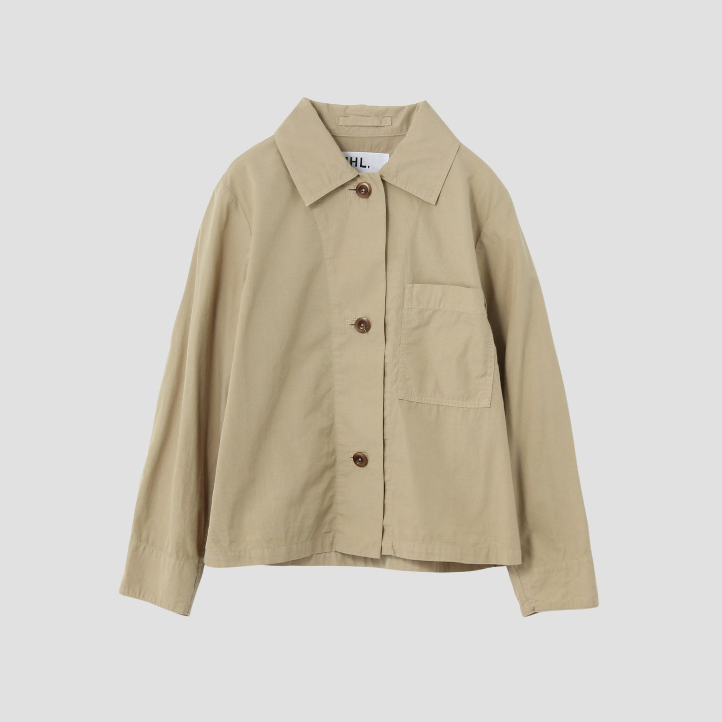 COMPACT COTTON POPLIN BLOUSON