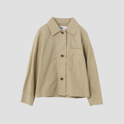 COMPACT COTTON POPLIN BLOUSON